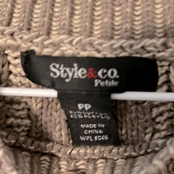 Womens’ Style & Co. Petite Sweater Dress Size PP - Picture 3 of 4